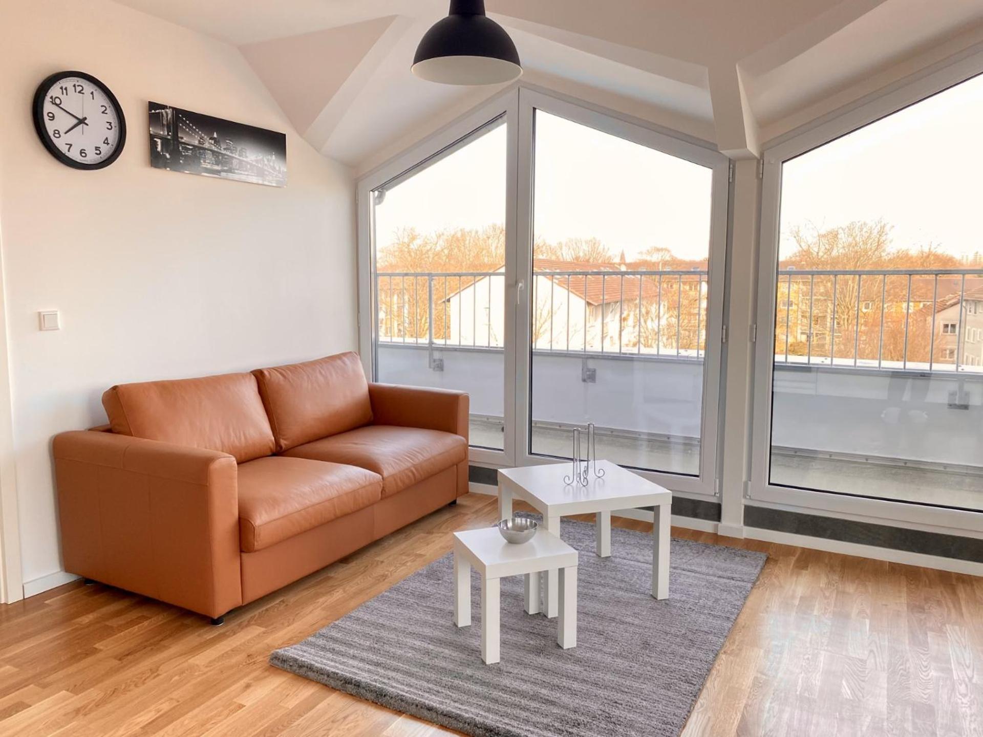 Schoenes Erwachen Im Frankfurter Penthouse Francoforte sul Meno Esterno foto